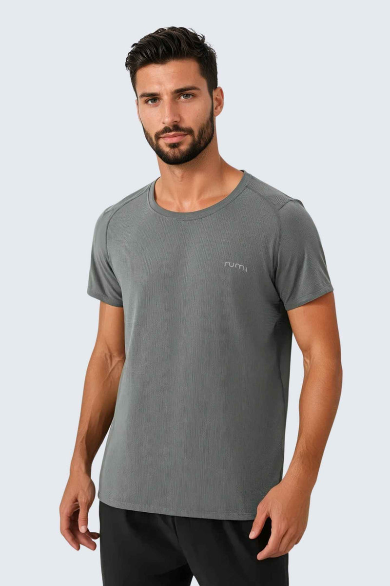 MU Sun Fit Tee Waffle - Stone