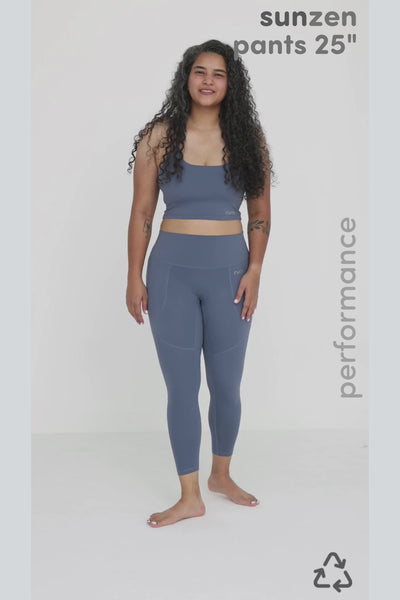 W Sun Zen Pants 25" + Pockets -  Black