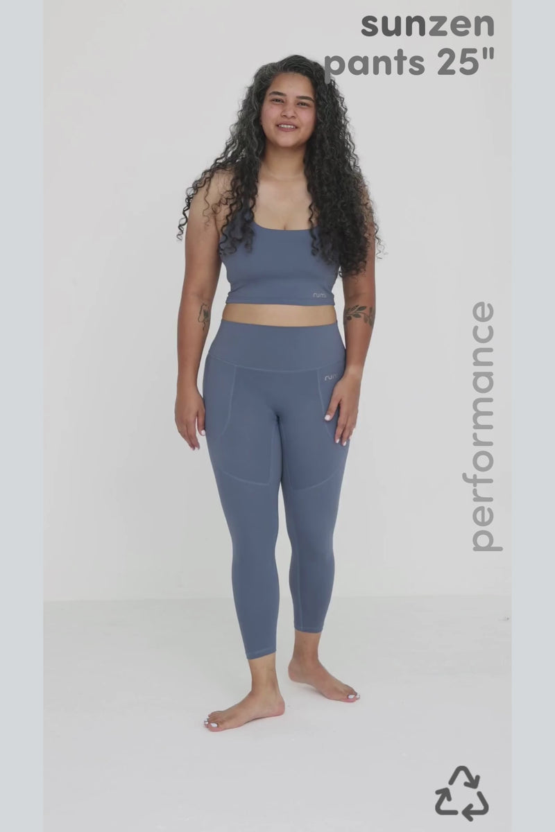 W Sun Zen Pants 25" + Pockets -  Black