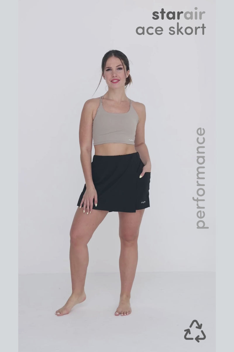 W StarAir Ace Skort - Black