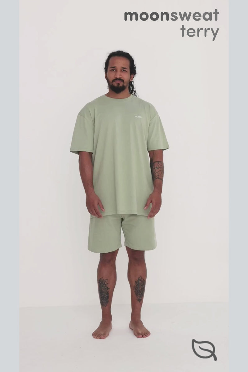 M Moon Sweatshorts Terry - Black