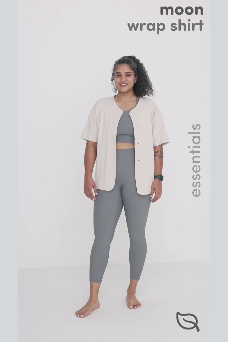 WU Moon Wrap Shirt - Natural