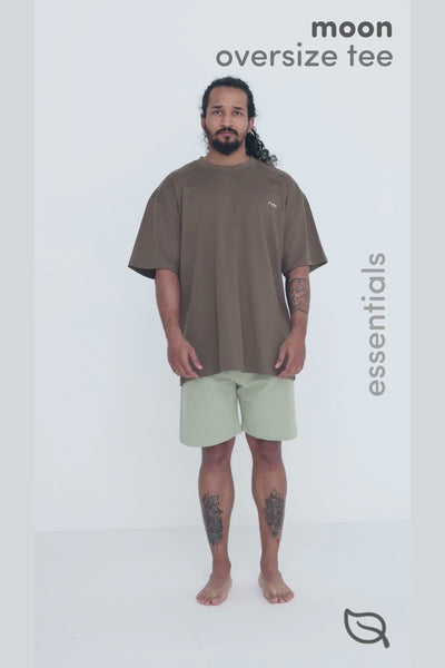 M Moon Tee Oversized Heavy - Black